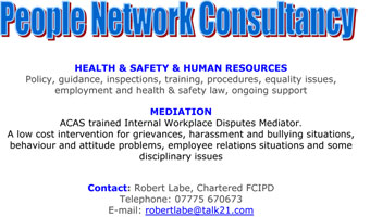 people network consultancy, health and safety, human resources